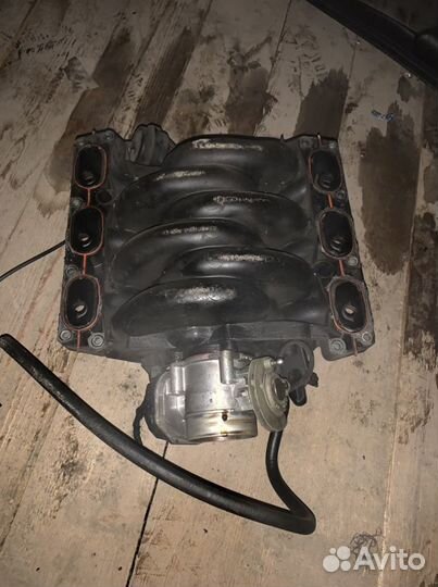 Впускной коллектор с дросселем audi a4 2.8