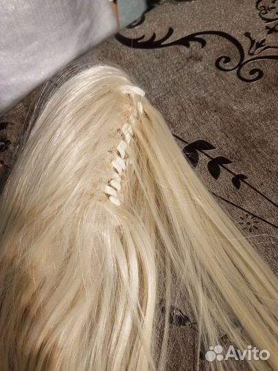 Хвост шиньон на крабе