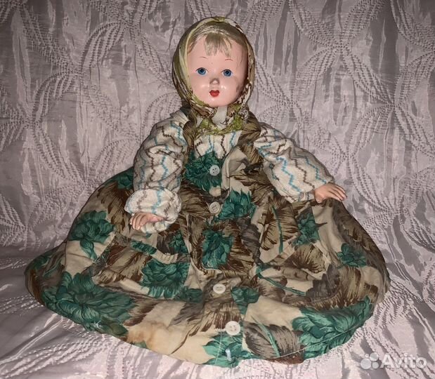 Кукла грелка на чайник СССР