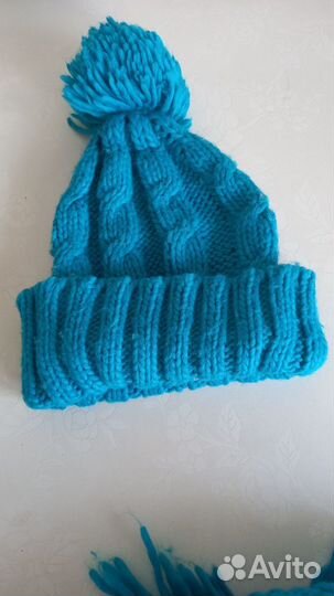 Зимний комплект шапка и шарф