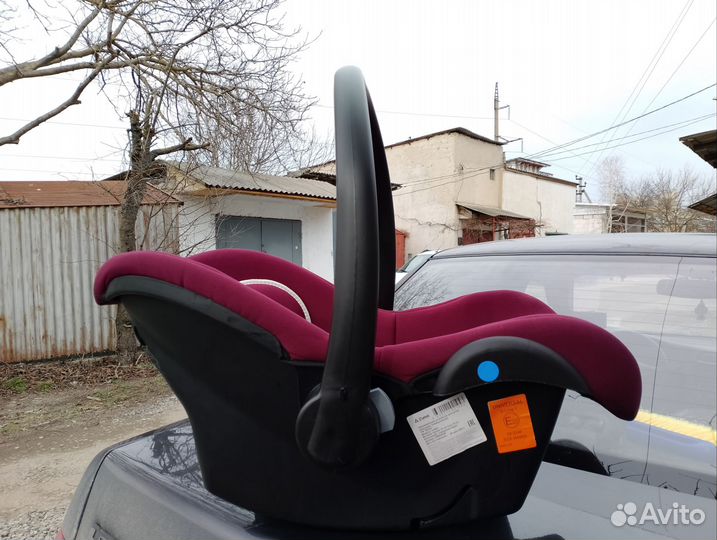 Люлька в авто для новорождённых 0+