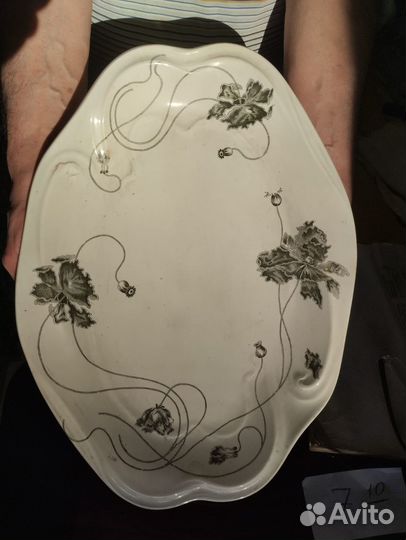 Блюдо (Кузнецовский фарфор)