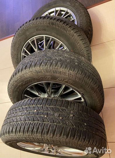 Диски с летней резиной r17 (комплект 4 колеса)