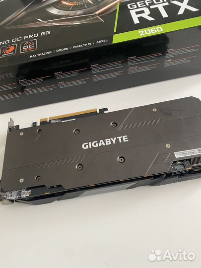 Видеокарта geforce rtx 2060 Gigabyte