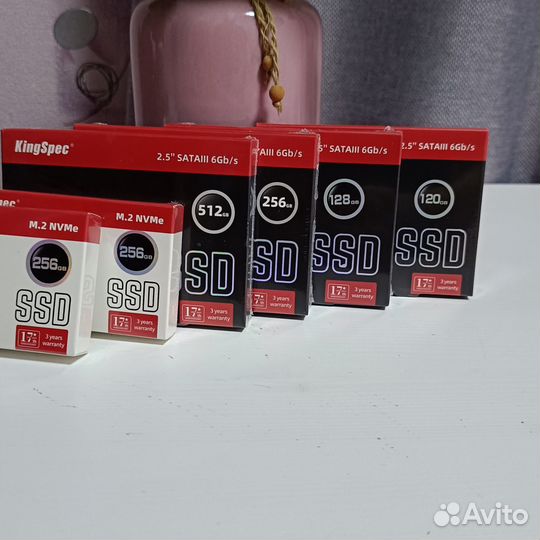 SSD kingspec 128GB/256GB/512GB(новые)