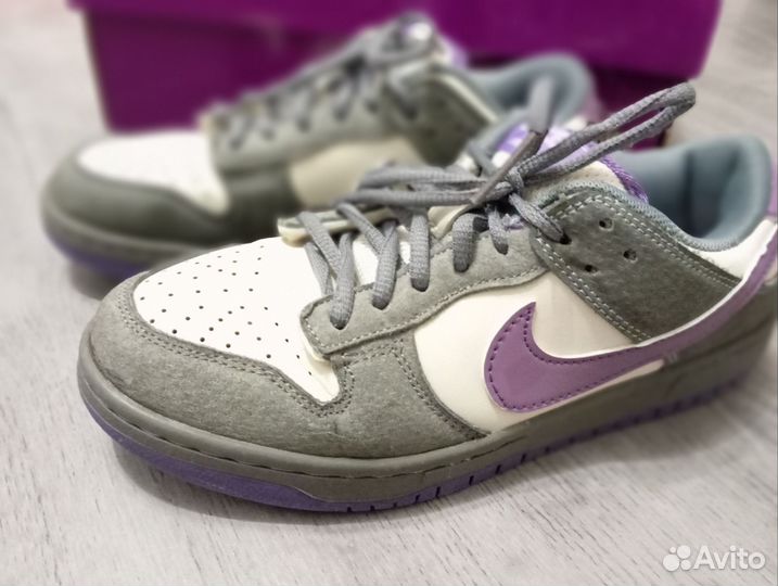 Кроссовки Nike sb Dunk low фиолетовые