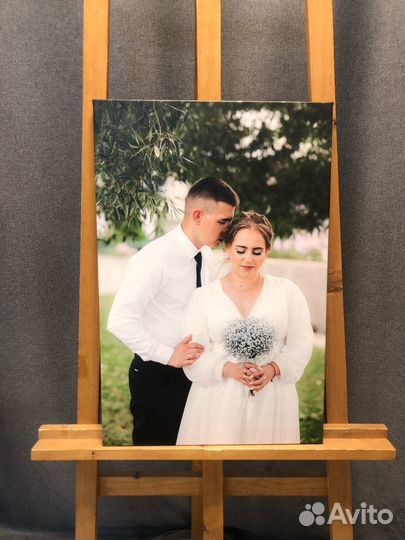 Портрет по фото на холсте