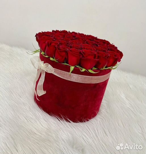 Композиции из Роз в Коробках. Цветы. Розы