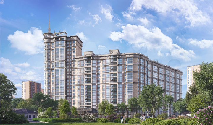 3-к. квартира, 123,1 м², 17/22 эт.