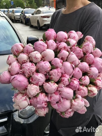 Букет пионов