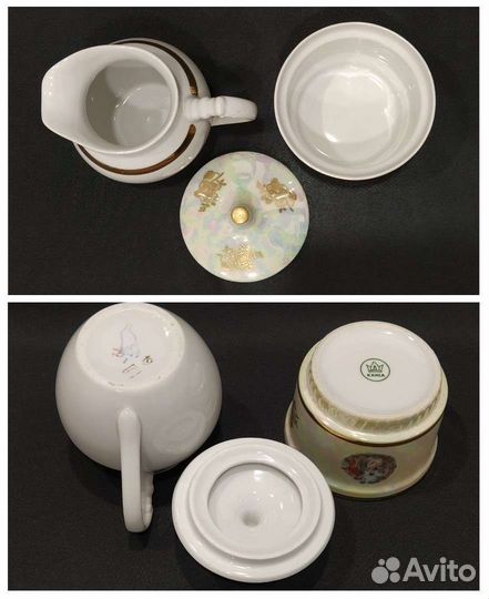 Сахарницы, чайнички, молочники, СССР