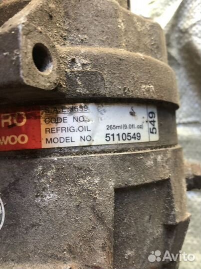 Компрессор кондиционера Daewoo Espero 1990-1999 (5