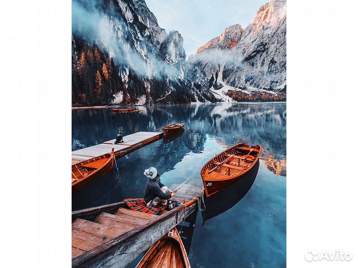 Картины по номерам 40*50 Осень в Альпах