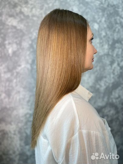 Наращивание волос на трессах