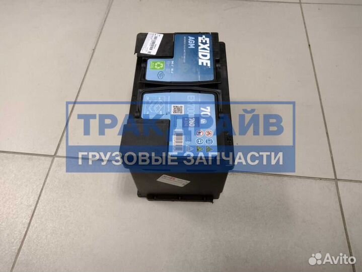 Аккумулятор exide 70Ah 760A 278x175x190 мм (+)