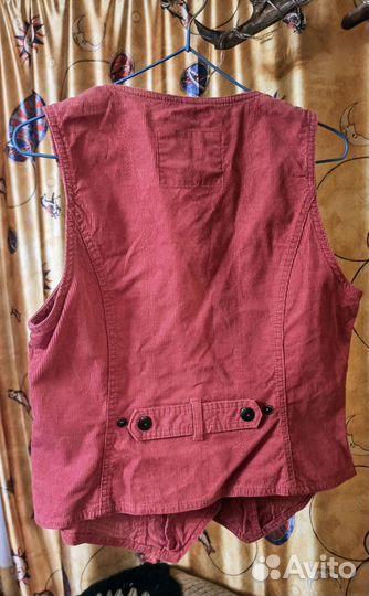 Вельветовый жилет Cecil