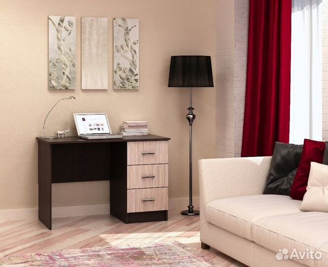 Стол письменный Венге/Дуб белфорд