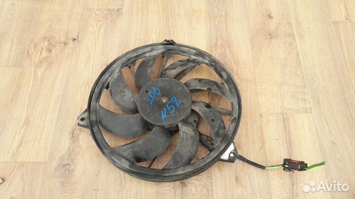 Вентилятор охлаждения №58 peugeot 206 2002