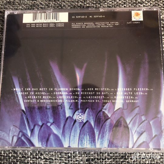 CD Rammstein Herzeleid 1995 фирменный