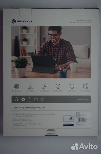 Чехол книжка Samsung Tab S6 Lite 10.4, синий