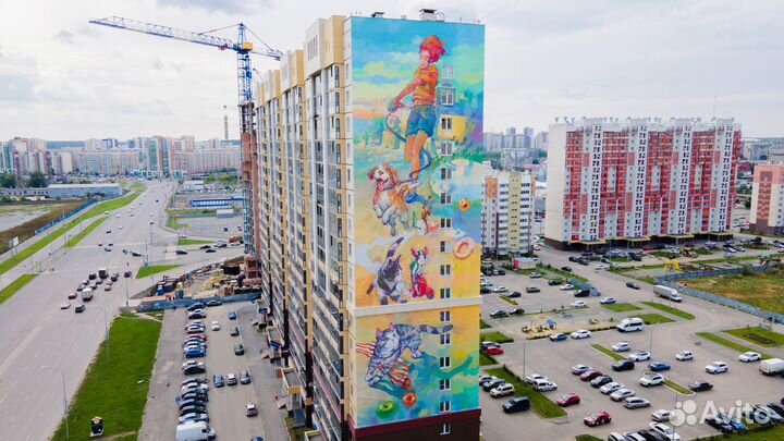 Роспись стен / Граффити оформление фасада