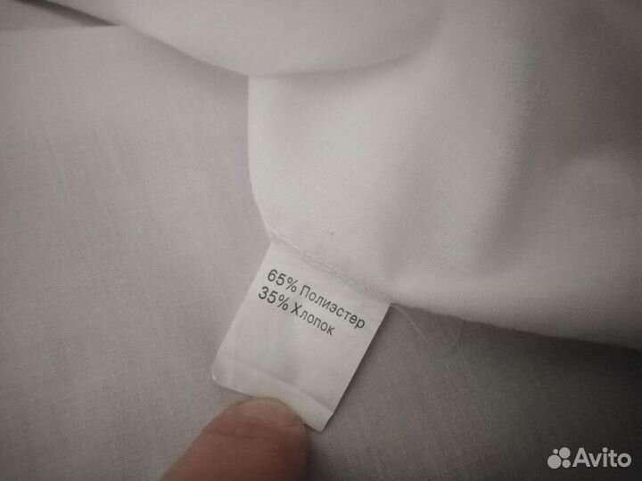 Белая рубашка р. 110 хлопок