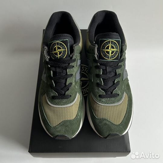 Stone Island x New Balance 574 Legacy Dark Green U