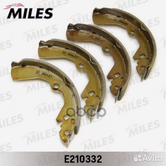 E210332 miles Колодки тормозные барабанные E210