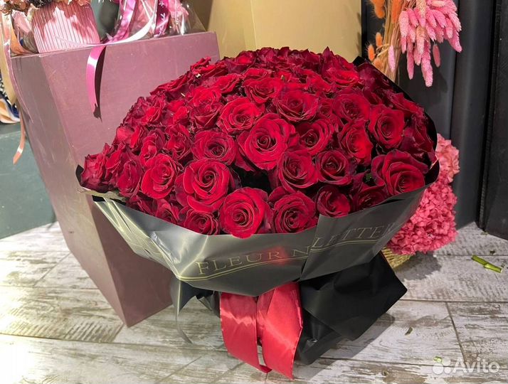 Букет роз 101 роза с доставкой