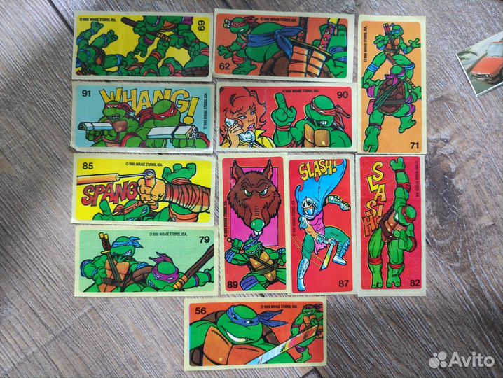 Наклейка, вкладыш, переводка 1990-х годов