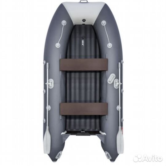 Лодка пвх Таймень LX 3400 нднд Графит/светло-серый