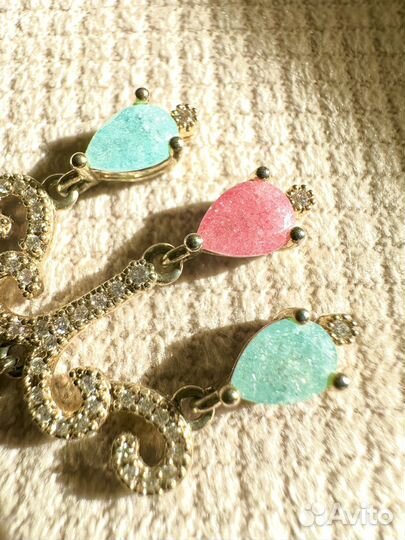 Серьги вау эффект