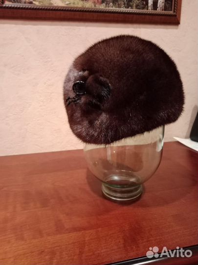 Шапка норковая женская