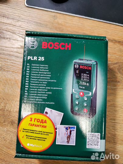 Лазерный дальномер bosch PLR25