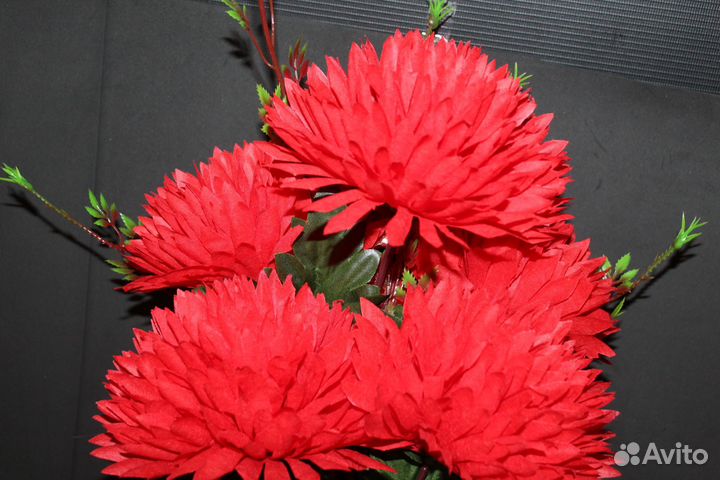 Искусственные цветы хризантема одноголовая