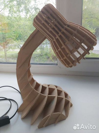 Лампа настольная ручная работа