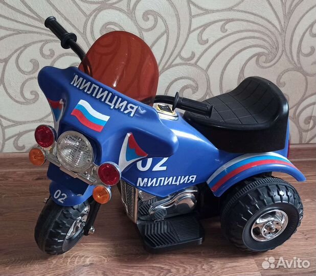 Электромотоцикл (электромобиль) детский