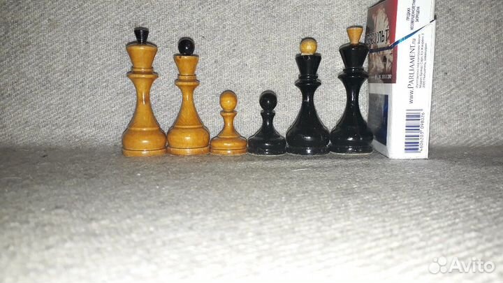 Шахматы СССР деревянные фигурки 1965 год