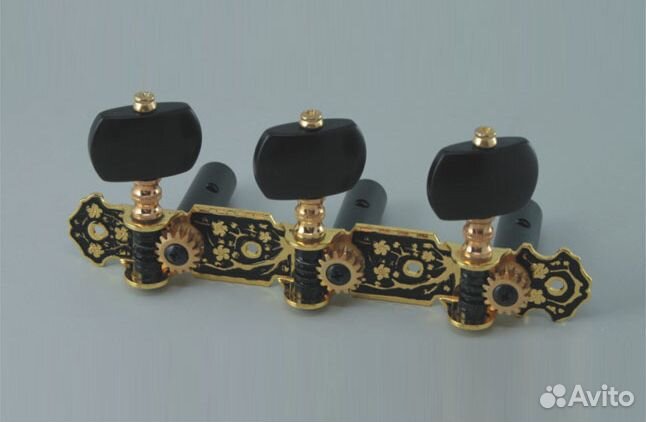 AOS-020HV3P Комплект колковой механики для классической гитары, с втулками, Alice