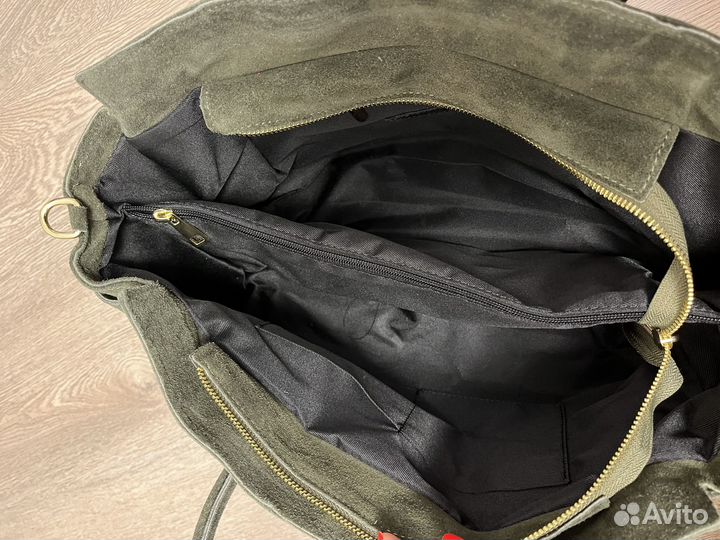 Сумка женская натуральная замша