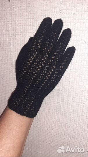 Перчатки женские вязаные