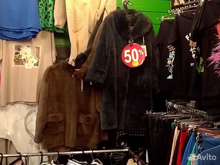Шуба новая под норку