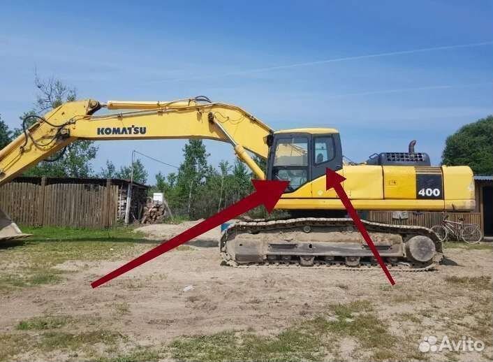 Стекло на экскаватор Komatsu pc 200-400