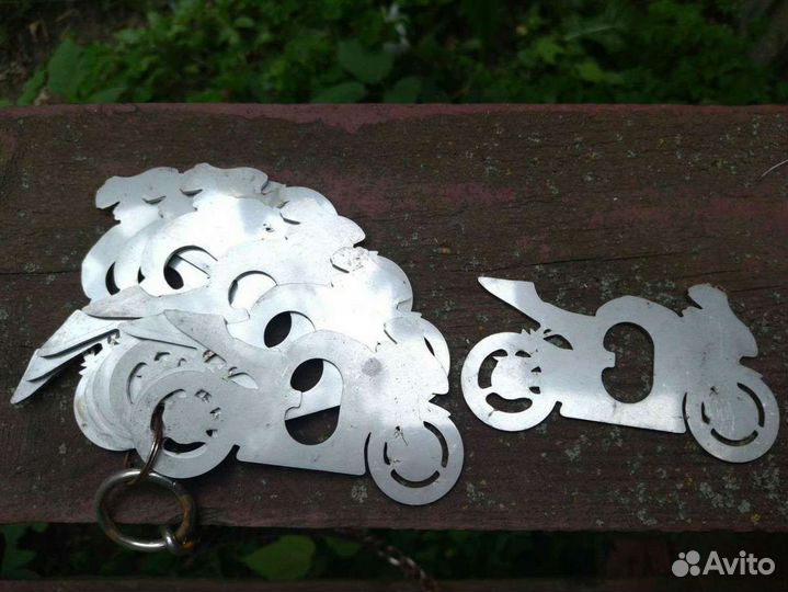 Открывалка мотоцикл. Нержавейка