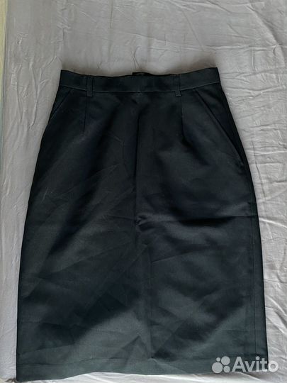 Черная юбка футляр макси