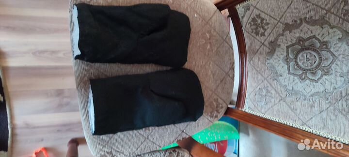 Теплые варежки мужские новые