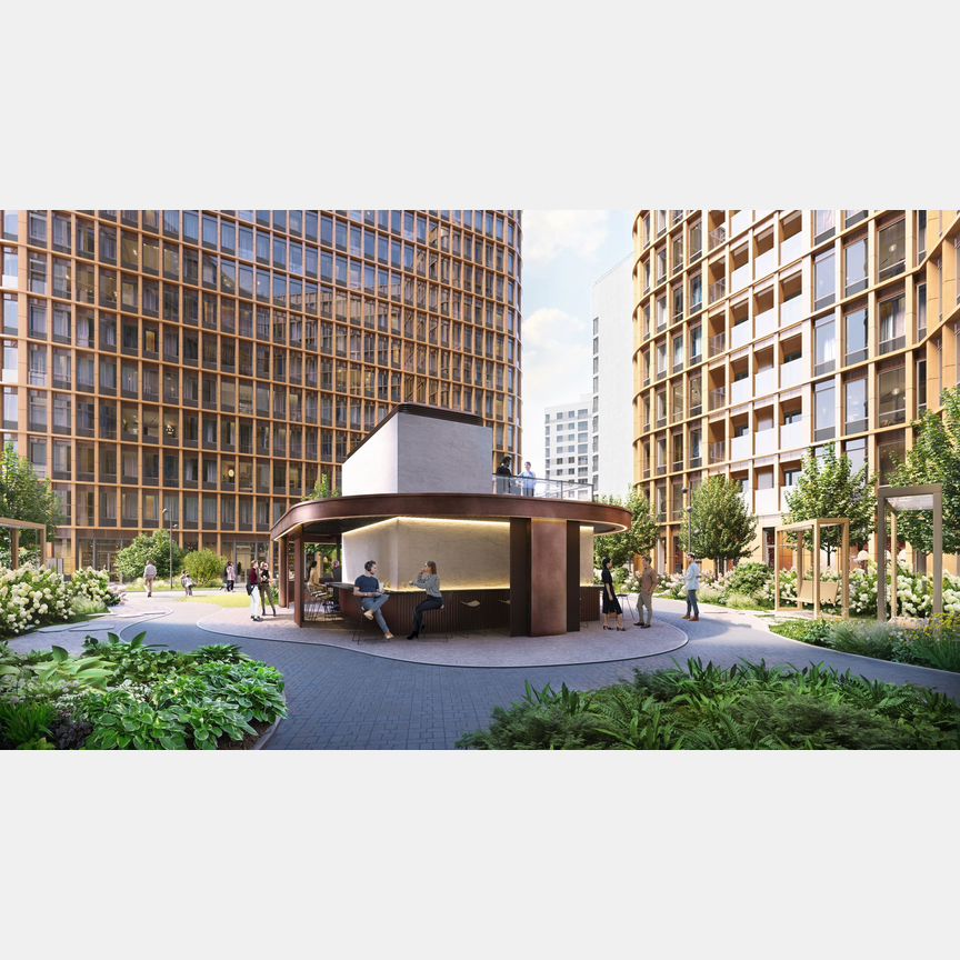 1-к. апартаменты, 52,4 м², 13/15 эт.