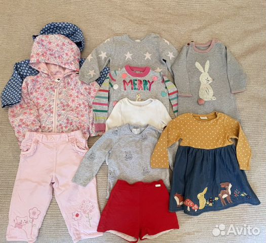 Детские вещи пакетом 80 см