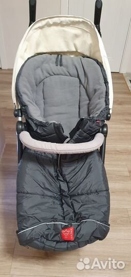Коляска babyton, зимний конверт kaiser