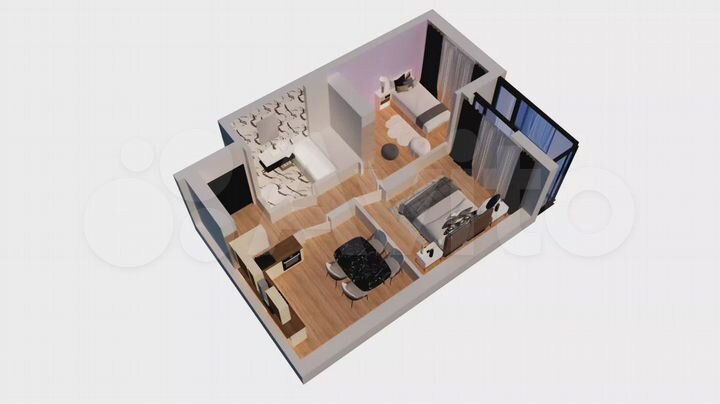 2-к. квартира, 48,3 м², 9/10 эт.